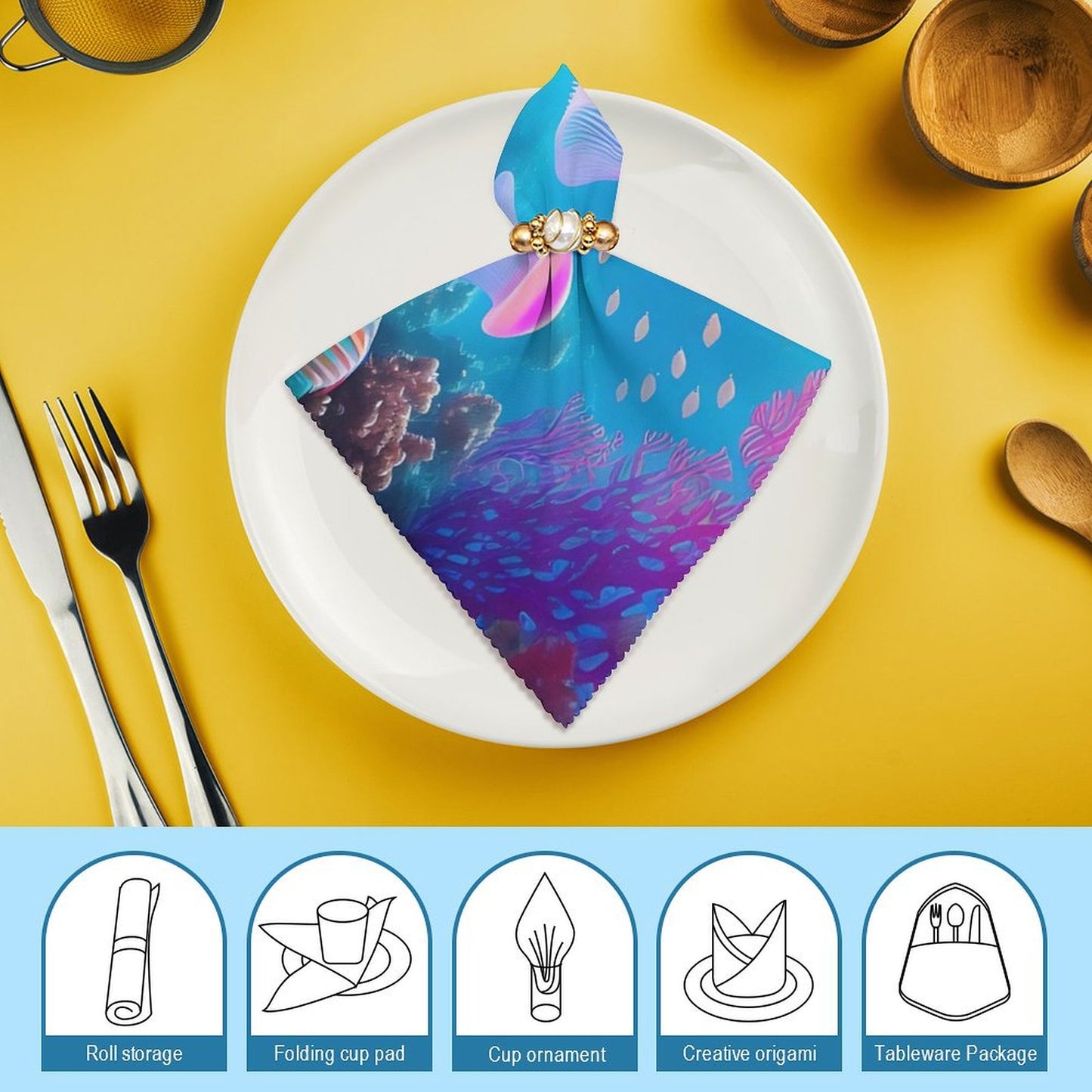 Tovaglioli di Stoffa Personalizzati per Eventi | Stampa il Tuo Logo