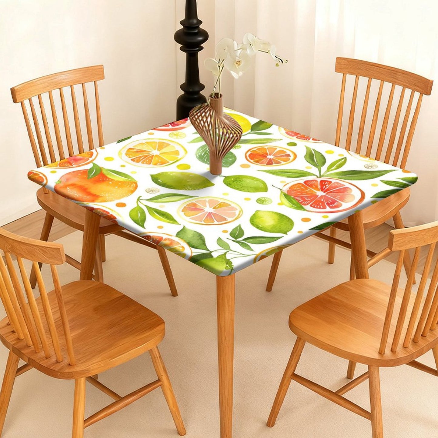 Copritavolo Quadrato Elasticizzato Personalizzato | Rinnova il Tuo Tavolo