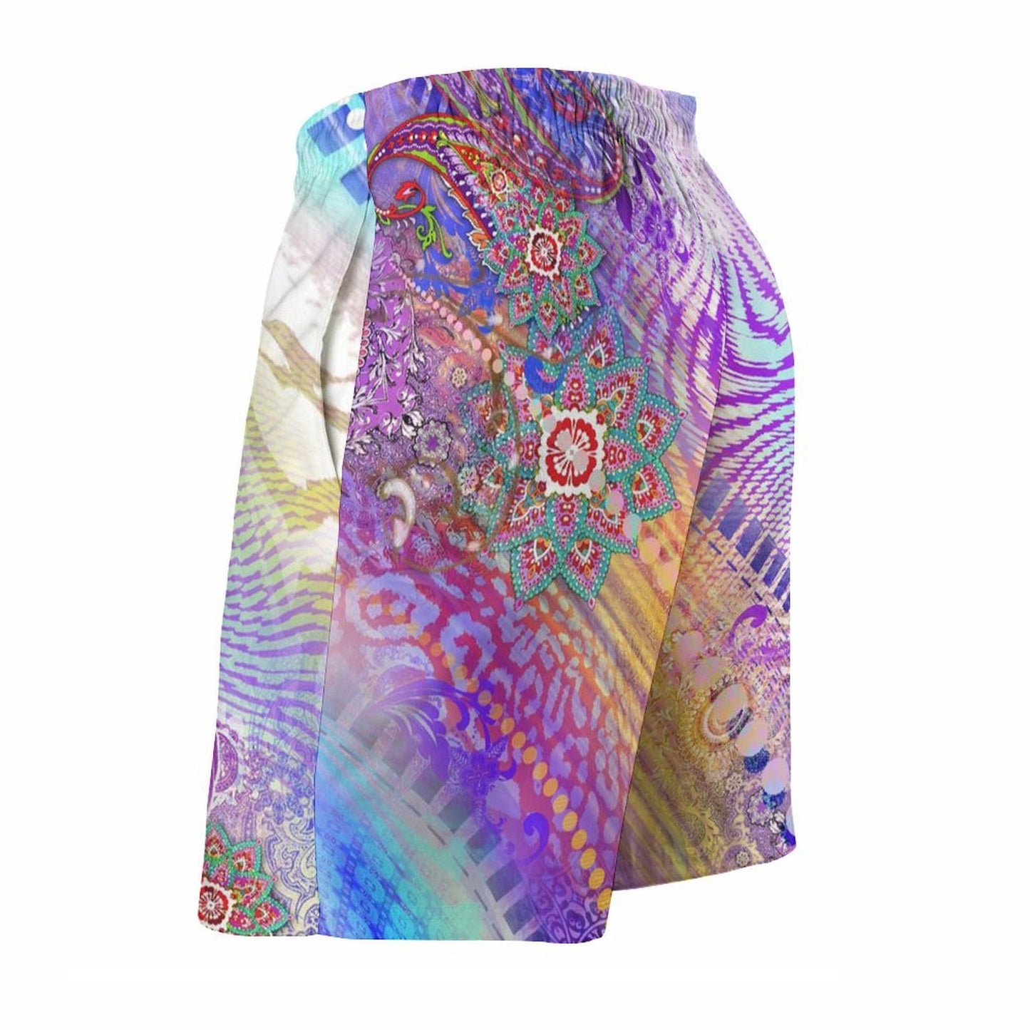 Pantaloncini Spiaggia Uomo Personalizzati | Tessuto "Pelle di Pesca" | Stampa Unica