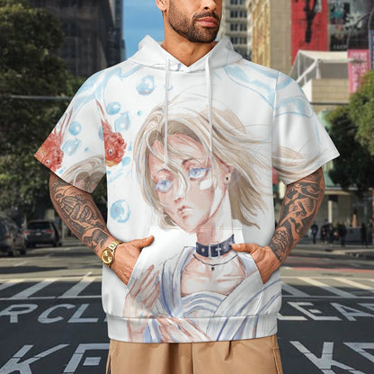 Felpa Uomo Maniche Corte Personalizzata | Tessuto Tecnico Air Layer