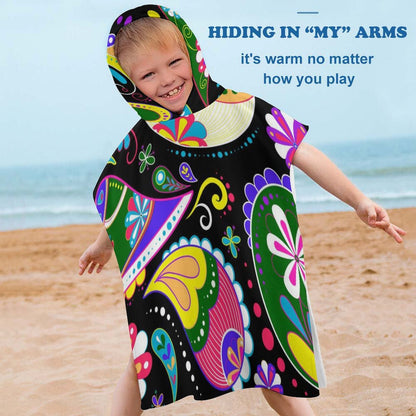 Poncho Asciugamano per Bambini Personalizzato | L'Abbraccio Magico
