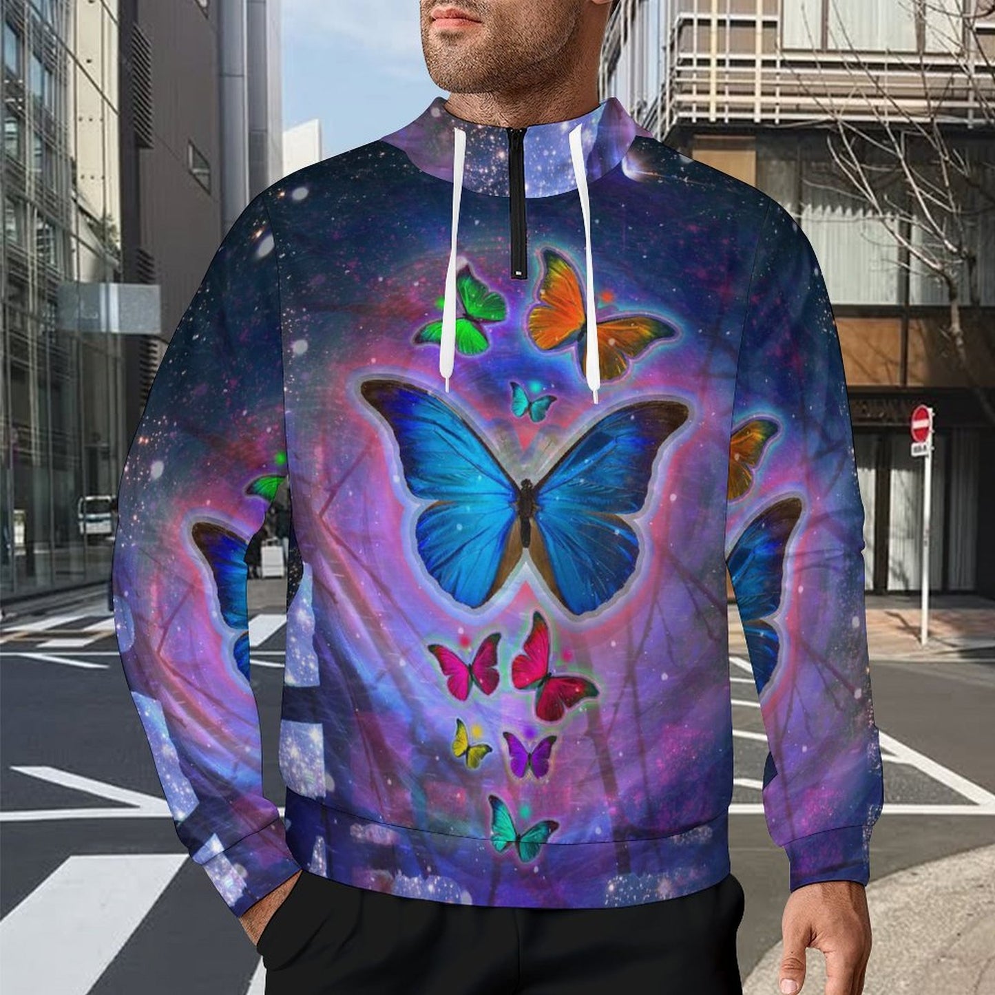 Felpa Tecnica con Zip Personalizzabile | Stampa su Tessuto Micro-Mesh