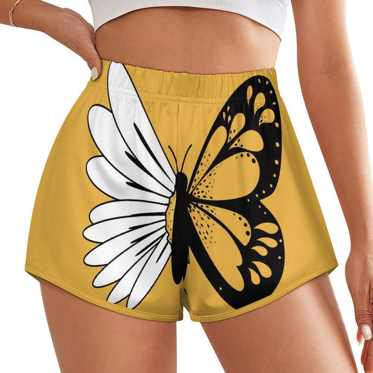 Pantaloncini Sportivi Donna Personalizzati | Tessuto Morbido Effetto Seta