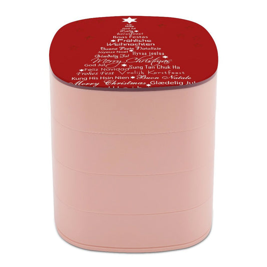 Portagioie Girevole Personalizzato | Organizzatore a 4 Livelli con Foto