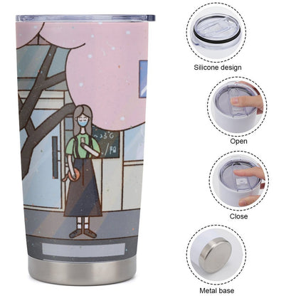 Tumbler Auto Personalizzato 600ml | Tazza Viaggio Full Print