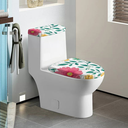 Set Copriwater Personalizzabile 2 Pezzi in Poliestere per Bagno