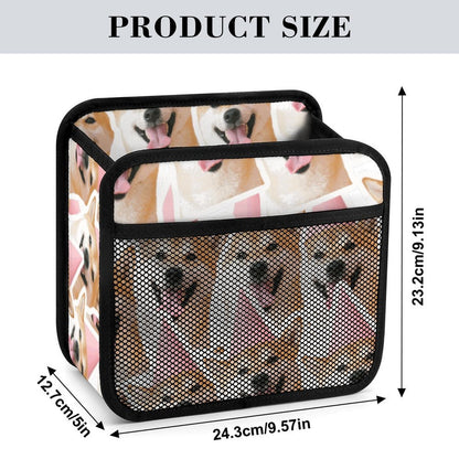 Tasca organizer per sedile auto in ecopelle PU con tasche a rete personalizzabile