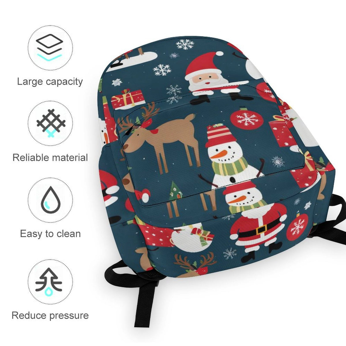 Zaino Scuola Personalizzabile per Bambini in Tessuto Oxford