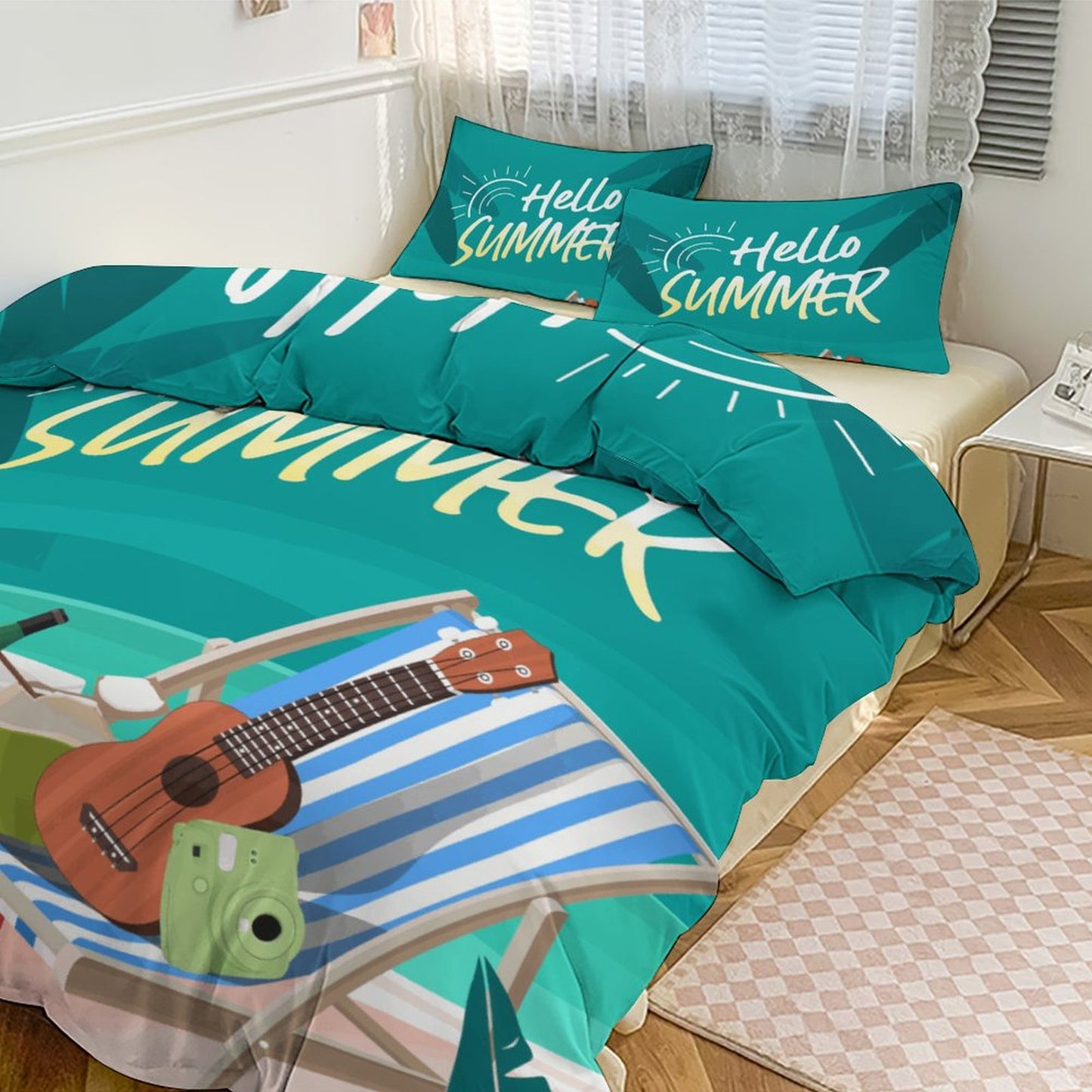 Set Copripiumino Personalizzato 3 Pezzi | Tessuto Spazzolato Addensato | Caldo & Morbido