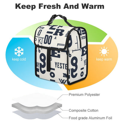 Borsa Termica Pranzo Personalizzata | Lunch Box Isolante Grande