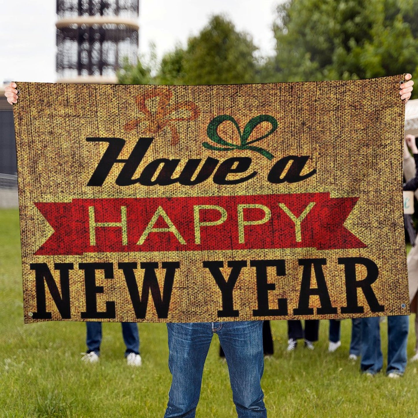 Striscione Personalizzato da Esterno con 4 Occhielli | Il Tuo Manifesto