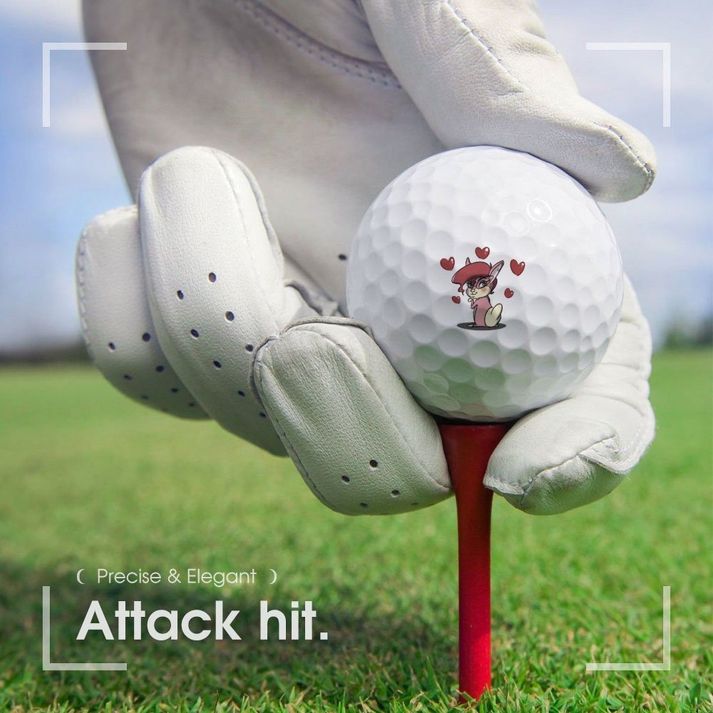 Palline da Golf Personalizzate | Stampa UV Fronte-Retro | Idea Regalo Golfista