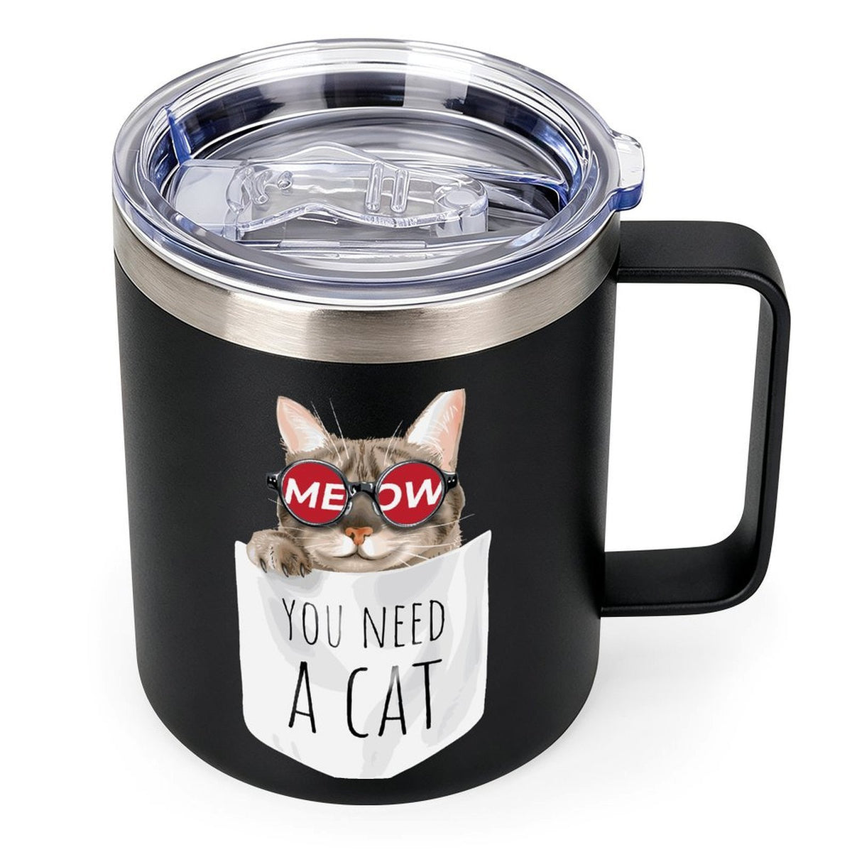 Tazza Termica Personalizzabile in Acciaio Inox 12oz Doppia Parete