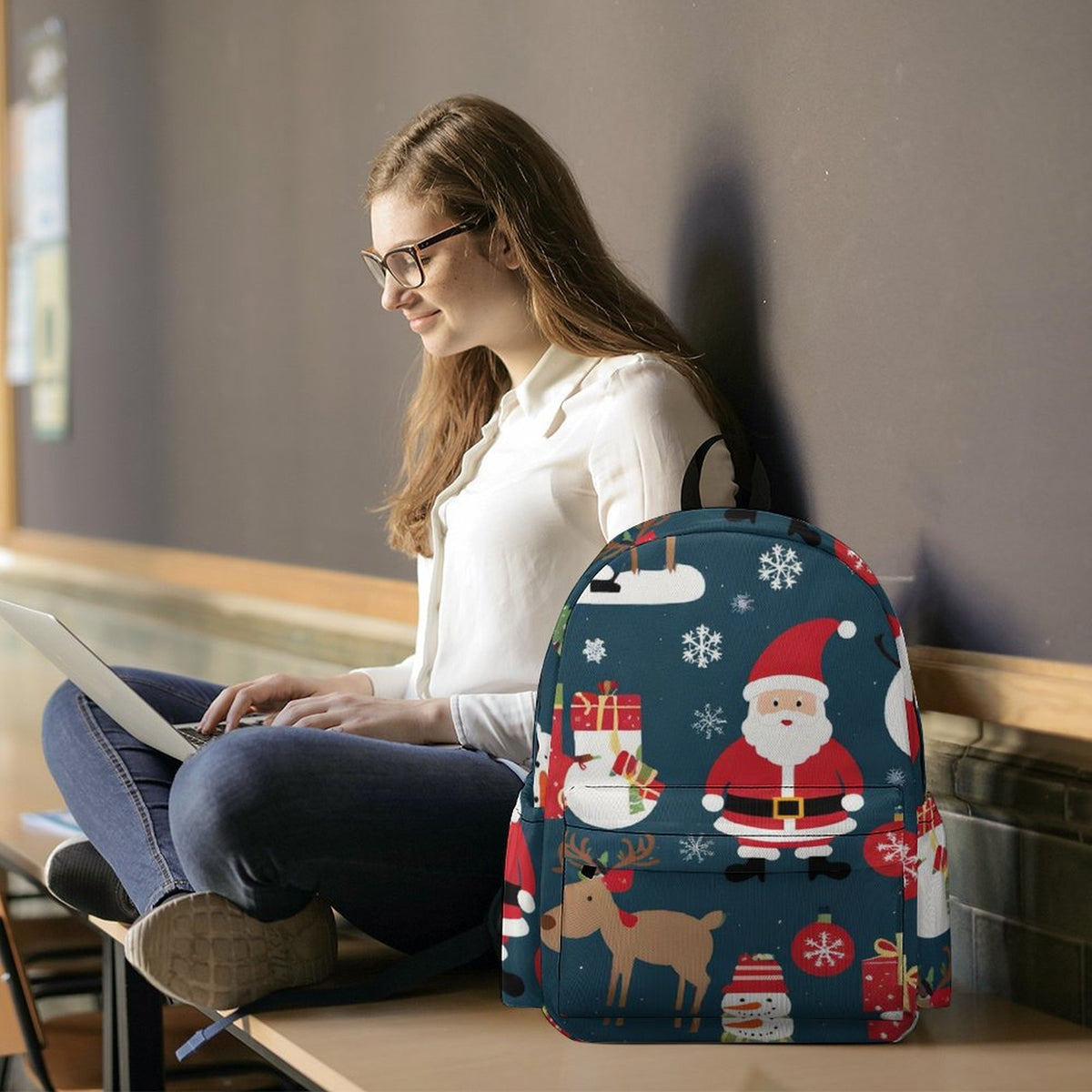 Zaino Scuola Personalizzabile per Bambini in Tessuto Oxford