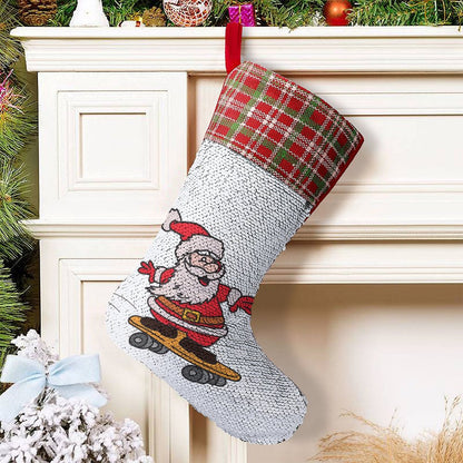 Calza di Natale Magica Personalizzata con Foto a Sorpresa