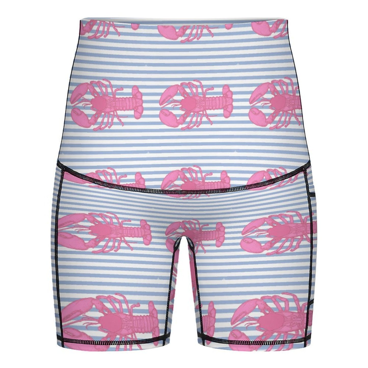 Biker Shorts Premaman Personalizzati con Supporto Pancia e Tasche