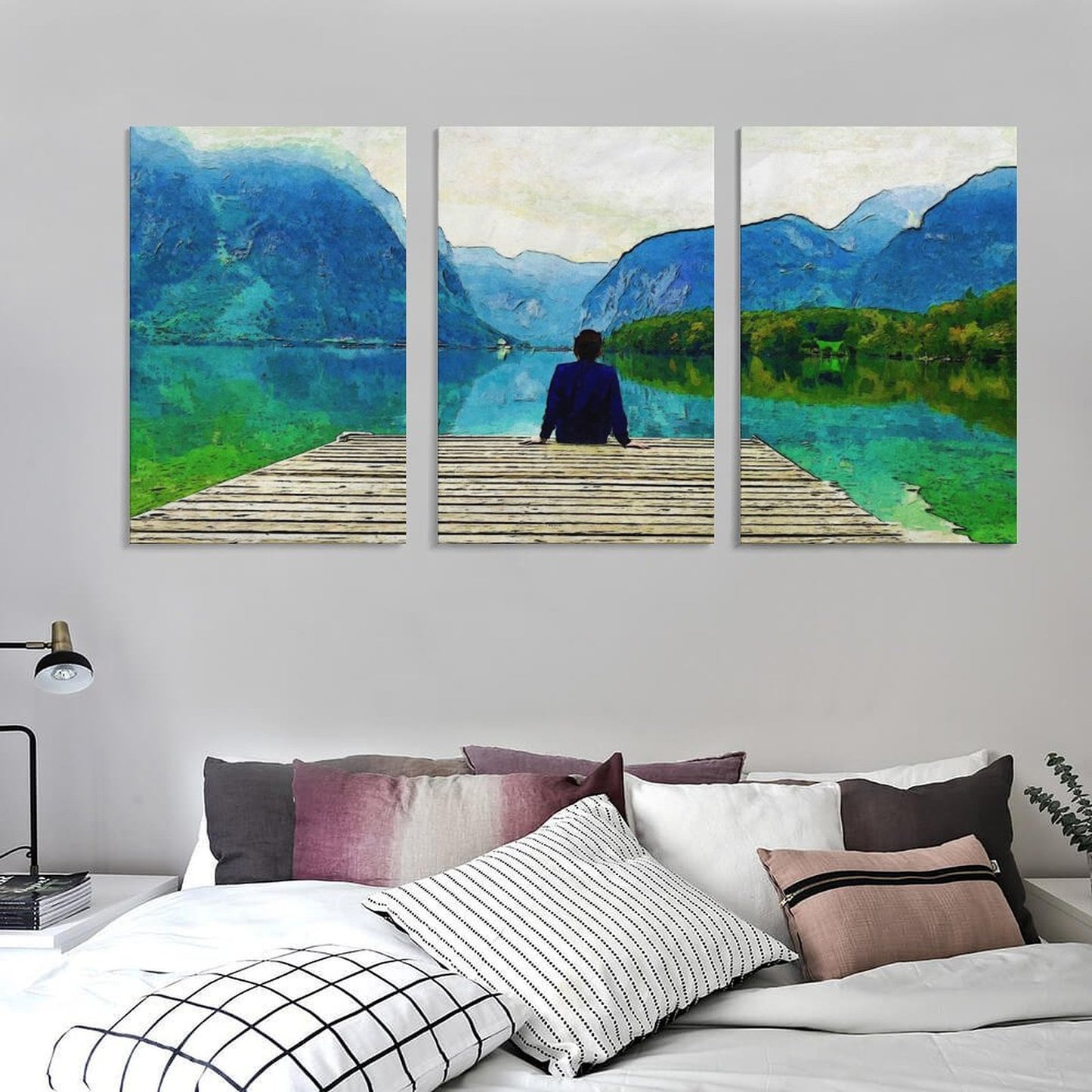 Trittico Verticale da Foto Singola | Stampa su Tela a 3 Pannelli