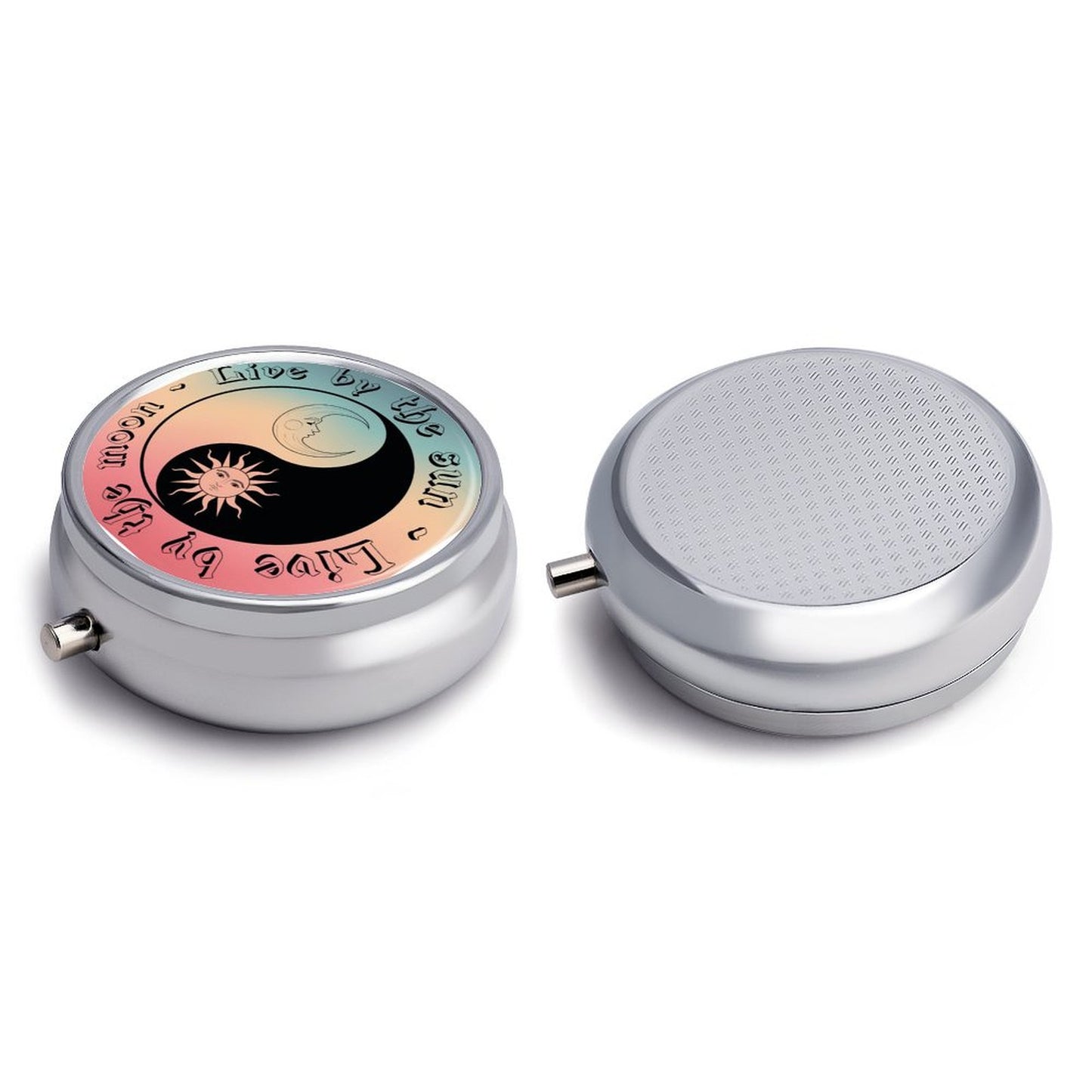 Portapillole Rotondo Personalizzato | Mini Contenitore da Viaggio
