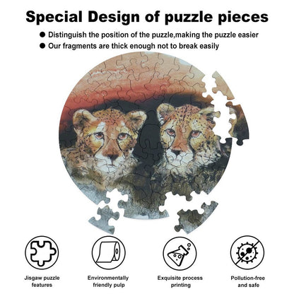 Puzzle in Legno con Forme Animali | Personalizzato con la Tua Foto