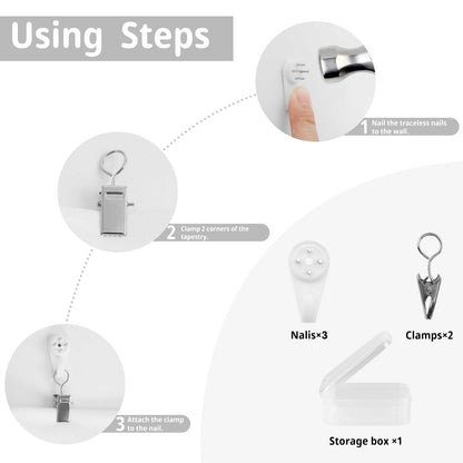 Arazzo da Parete Personalizzato | Decorazione Muro Senza Danni | Art Tapestry