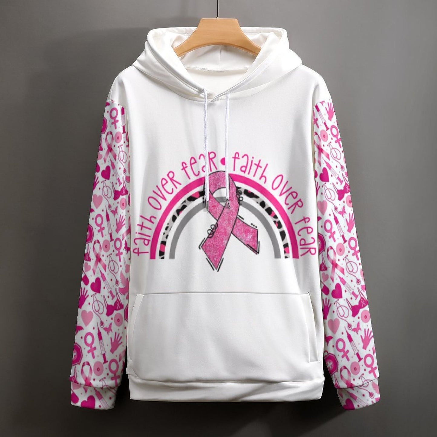 Felpa French Terry Premium con Cappuccio | Hoodie Oversize Stampa Totale